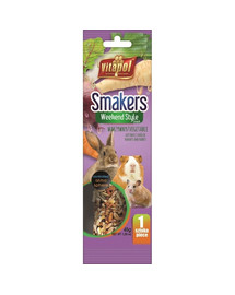 VITAPOL friandises pour rongeurs aux légumes (week-end style) 1 pc.