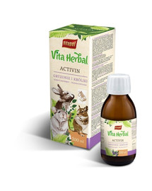 VITAPOL Vita Herbal Activin Activin pour rongeurs et lapins 100 ml