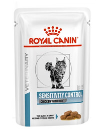 ROYAL CANIN Cat Sensitivity poulet et riz 85 g x 24 nourriture humide pour chats adultes présentant des réactions alimentaires indésirables