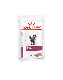 ROYAL CANIN Cat Renal 24 x 85 g nourriture humide pour les chats souffrant d'une maladie rénale
