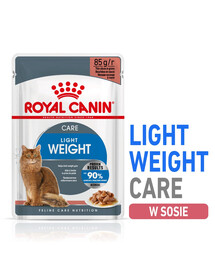 ROYAL CANIN Light Weight Care 24x85 g bouchées en sauce
