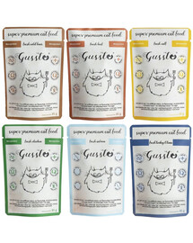 Gussto Cat mix de saveurs 6x85 g