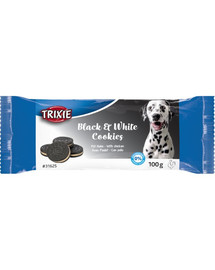 TRIXIE Black & White cookies pour chiens poulet 100 g