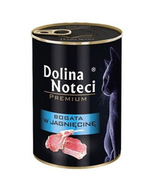 DOLINA NOTECI Premium - riche en agneau pour chats adultes - 400 g