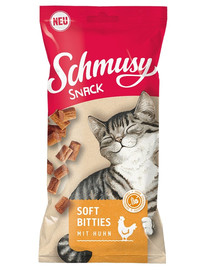 SCHMUSY SNACK Soft Bities bouchées de poulet moelleuses 60 g