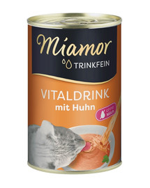 MIAMOR Trinkfein Soupe de poulet pour chats 135 g