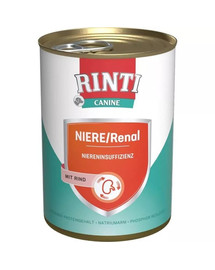 RINTI Canine Kidney-diet/Renal beef 400 g au bœuf