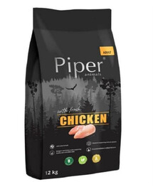 PIPER Karma sucha dla psa z kurczakiem 12 kg