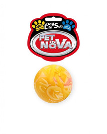 PET NOVA Dog Lifestyle Balle flottante , taille 5cm multicolore arôme vanille