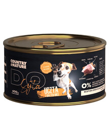 COUNTRY&NATURE Un festin de viandes blanches - nourriture humide pour chiens adultes 400 g
