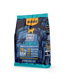 PRIMAL SPIRIT Iberian Salmon Croquettes de porc ibérique et saumon pour chat stérilisés 1kg