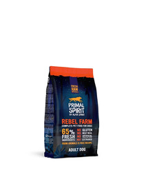 PRIMAL SPIRIT 65% Rebel Farm 1 kg Croquettes au poulet pour chien