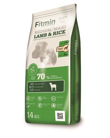 FITMIN Medium Maxi Lamb&Rice 14 kg + 2 friandises GRATUITES