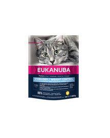 EUKANUBA Adult sterylised rich in chicken - riche en poulet pour les chats castrés ou stérilisés - 2kg