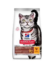 HILL'S Science Plan Feline Adult "HBC for indoor cats" Chicken nourriture pour chats 10 kg