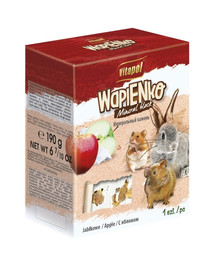 VITAPOL Cube de chaux pour les rongeurs XL - pomme 190 g