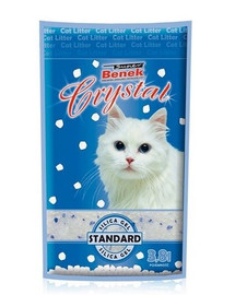 BENEK Litière pour chats Super crystal 7,6 l