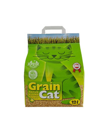 GRAIN CAT 12 l litière naturelle à base de céréales