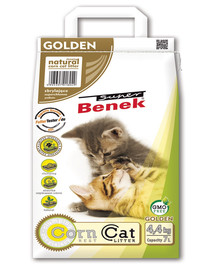 BENEK Super Corn Cat Golden 7 l 4,4 kg Litière