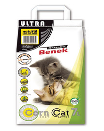 BENEK Super Corn Cat Ultra Natural 7 l 4,4 kg Litière de maïs