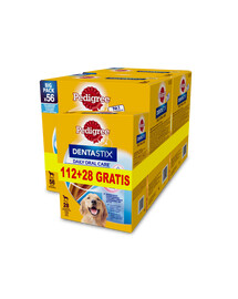 PEDIGREE DentaStix pour chien de grande taille - traitement dentaire 56 + 28 pcs.