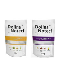 DOLINA NOTECI Premium KIT D'ESSAI Riche en canard et en lapin 10x500 g