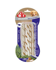 8IN1 Friandises Delights Beef Twisted Sticks 10 Pièces
