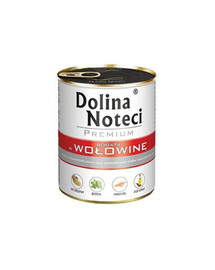 DOLINA NOTECI Premium - Riche en viande de bœuf pour chiens adultes - 800g