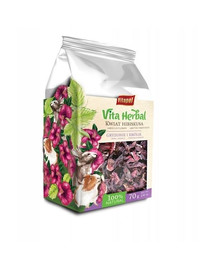 VITAPOL Vita Herbal pour rongeurs et lapins, khibiscus 70g
