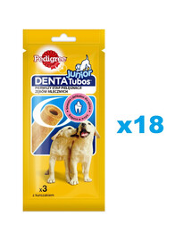 PEDIGREE DentaTubos Junior 18x72 g nourriture pour chiots au goût de poulet
