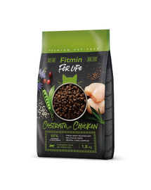 FITMIN Cat For Life Castrate Chicken 1.8 kg pour chat castré avec poulet