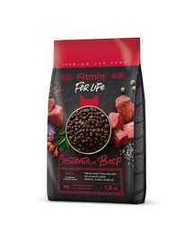 FITMIN Cat For Life Castrate Beef 1.8 kg pour chat castré avec bœuf