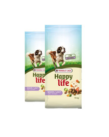 VERSELE-LAGA Happy Life Light Senior Chicken Aliment sec léger avec du poulet pour les chiens âgés 30 kg (2x15 kg)