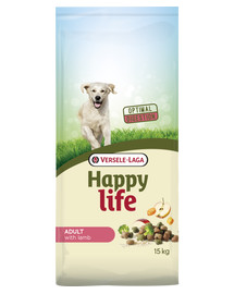 VERSELE-LAGA Happy life adult lamb chiens adultes vitaux 15 kg