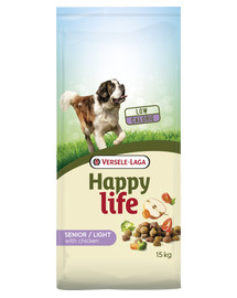 VERSELE-LAGA Happy life light senior chicken chiens âgés et obèses 15 kg
