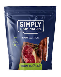 SIMPLY FROM NATURE Nature Sticks with wild boar Bâtonnets naturels au viande de sanglier 3 pcs