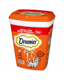 DREAMIES Mega Box 2x350g Friandise pour chat avec du poulet délicieux