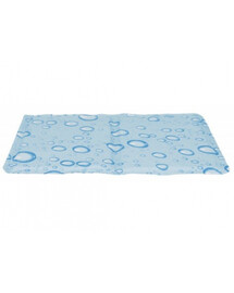 TRIXIE Tapis de refroidissement, M : 40 × 50 cm, bleu clair