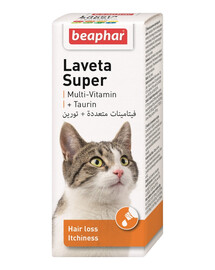 BEAPHAR Laveta Super Conditionneur de poils pour chats 50 ml