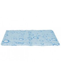 TRIXIE Tapis de refroidissement, M : 40 × 50 cm, bleu clair