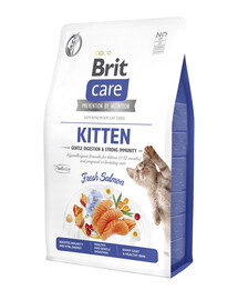 BRIT CARE Grain-Free Kitten Immunity 2 kg formule hypoallergénique pour chatons