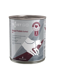 TROVET Unique Protein Turkey UPT pour chien et chat dinde 12x800 g