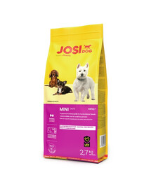 JOSERA JosiDog Mini - pour chiens adultes de petite race - 2,7kg
