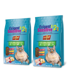 VITAPOL Exigent and Sensitive Croquettes pour chats sensibles et difficiles 20 kg (2x10 kg)