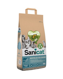 SANICAT Cellulose 10 l litière pour chat à base de plantes