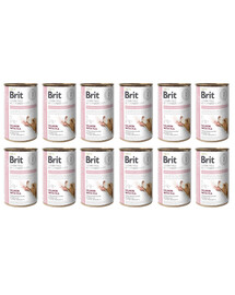 BRIT Veterinary Diet Hypoallergenic Salmon&Pea - Saumon et pois pour chiens avec problèmes dermatologiques - 12x400 g