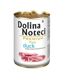 DOLINA NOTECI Premium Pure - Canard pour chiens adultes - 800g