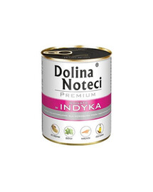 DOLINA NOTECI Premium - Riche en viande de dinde pour chiens adultes - 800g