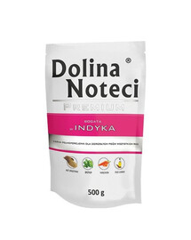 DOLINA NOTECI Premium - Riche en viande de dinde pour chiens adultes - 500g