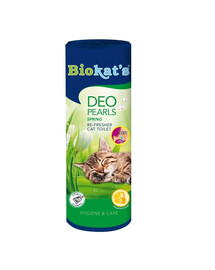 BIOKAT'S Deo Pearls Spring 700 g - désodorisant pour litière au parfum frais